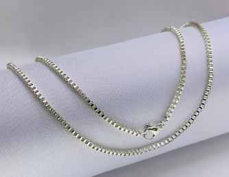 Cadena Platizada Veneciana 2mm